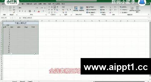 Excel制作表格